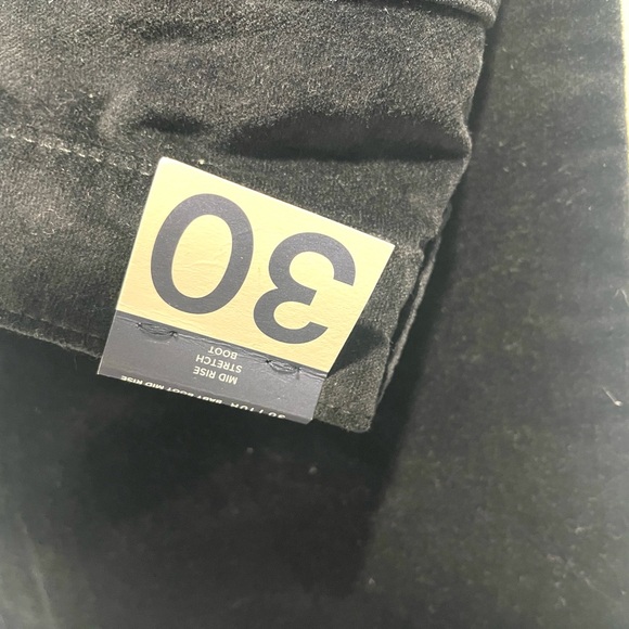 NWT GAP Mid Rise Velvet Baby Boot Jeans size 10 R / 30 - Picture 7 of 8